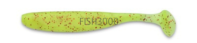   Keitech Easy Shiner 5 PAL 01 Chartreuse Red Fla