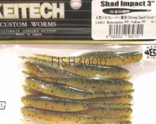 KEITECH - Shad Impact 2.0 inch EA 07 Water. PP./Yellow