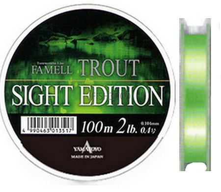  Yamatoyo Famell Trout Sight Edition 100m 100m 2lb 0.4