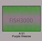   Reins Swamp Worm Mini 3.8 A01 Purple Weenie