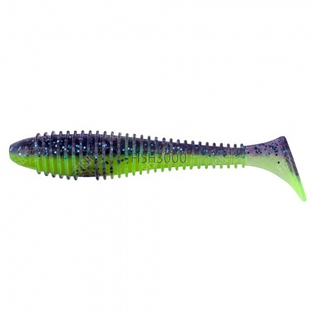   Keitech Swing Impact Fat 3.3 PAL 06 Violet Lime Belly