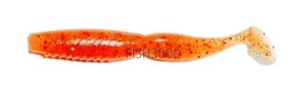   Megabass Spindle Worm 3 Red/Red Flake